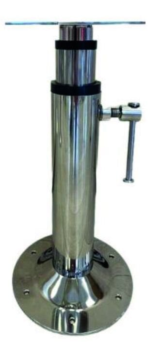 Krom Masa ve Koltuk Ayağı 3 Kademeli 33-78cm