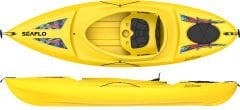 Seaflo Tek kişilik Kapalı Kano Sarı