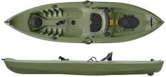 Seaflo Tek kişilik Balıkçı Kanosu Yeşil
