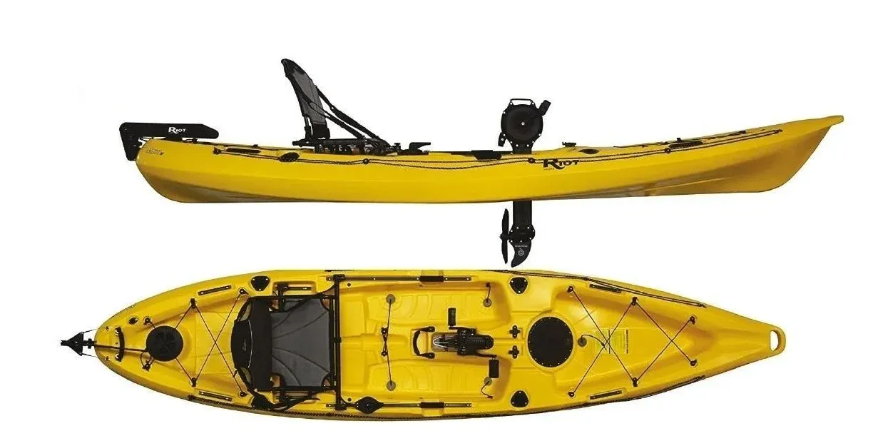 Seaflo Tek Kişilik Pedallı Kano Sarı