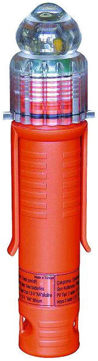 Can Yeleği Işığı Çakarlı Led 2 Pilli