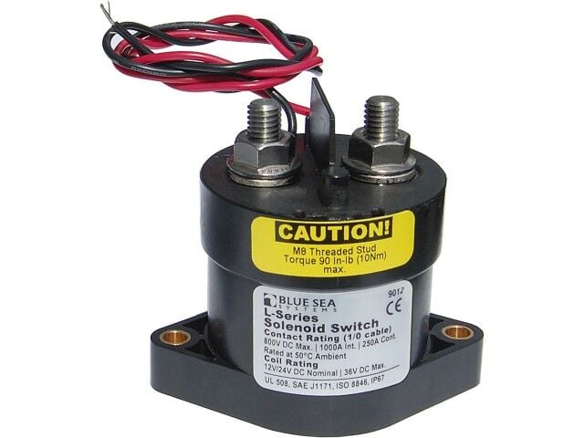 Blue Sea Systems 9012 - L serisi Solenoid Switch
