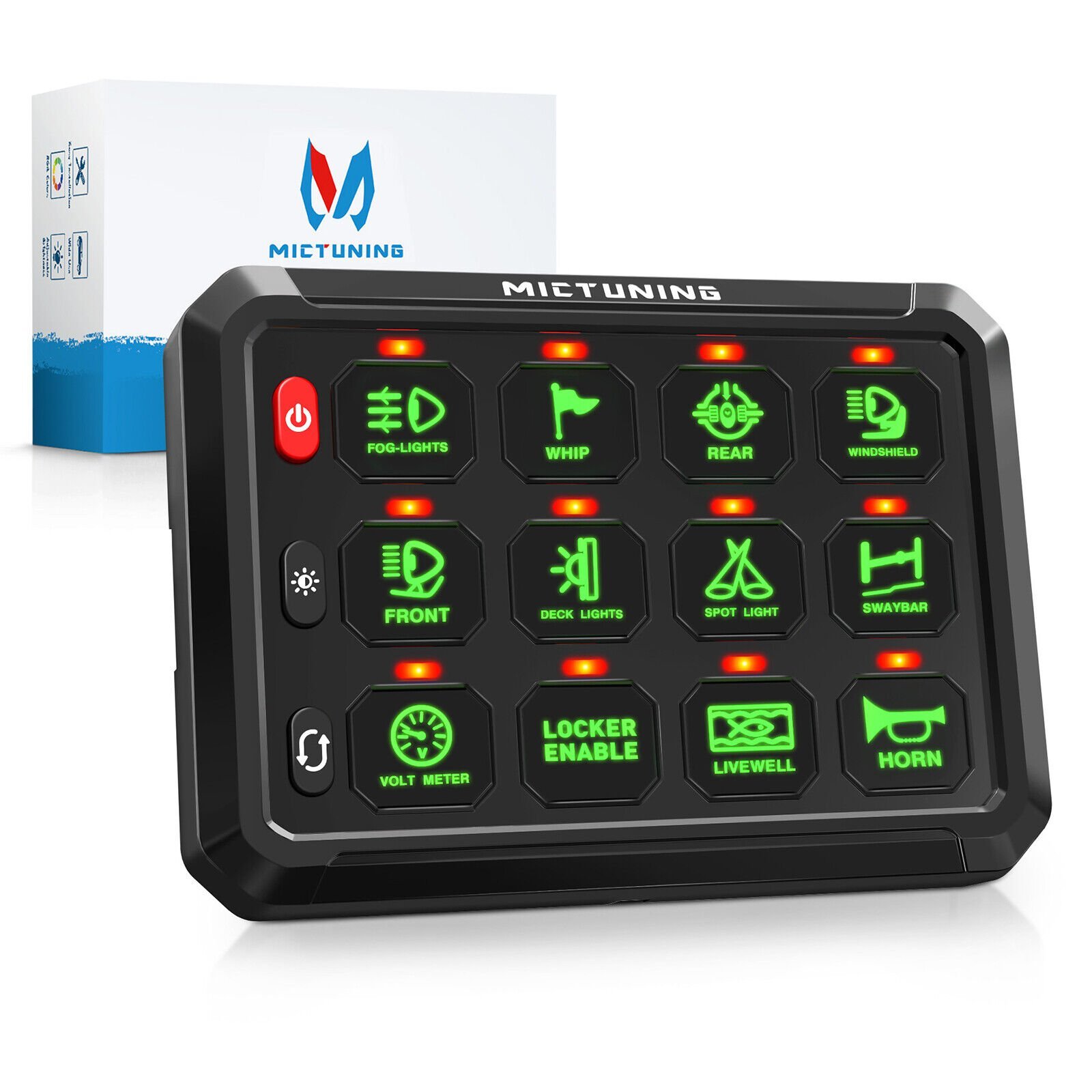 Mictuning 12'li Anahtar Paneli Dokunmatik