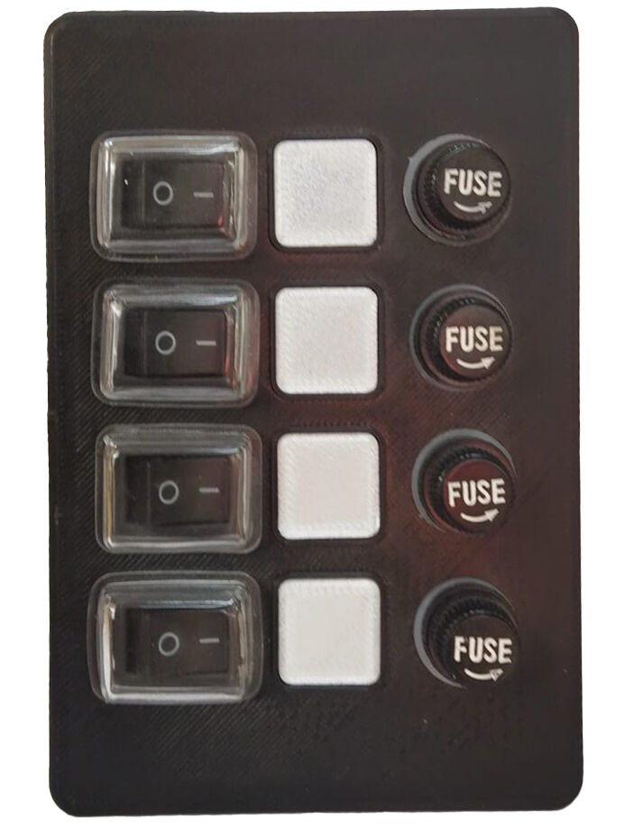 Marin 8'li Switch Panel 83x210mm