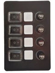 Marin 8'li Switch Panel 83x210mm