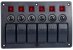 Marin 6'lı Switch Panel Otomatik Sigortalı
