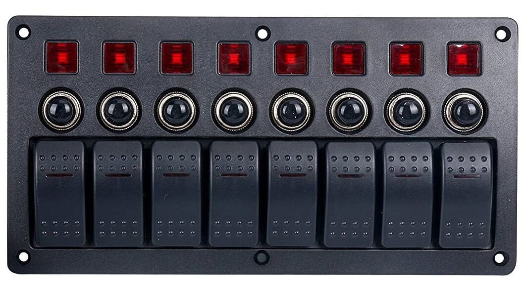Marin 8'li Switch Panel Otomatik Sigortalı