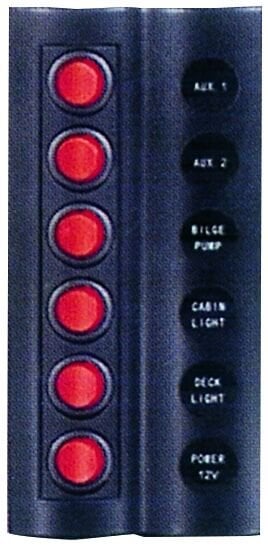 Marin 6'lı Switch Panel 90x185mm