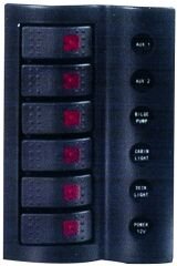 Marin 6'lı Switch Panel Otomatik Sigortalı 120x185mm