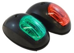 Plastik Seyir Feneri Siyah 12v Led