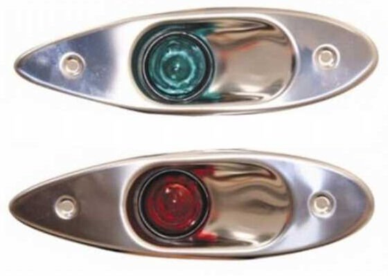 Krom Gömme Seyir Feneri 12v Led