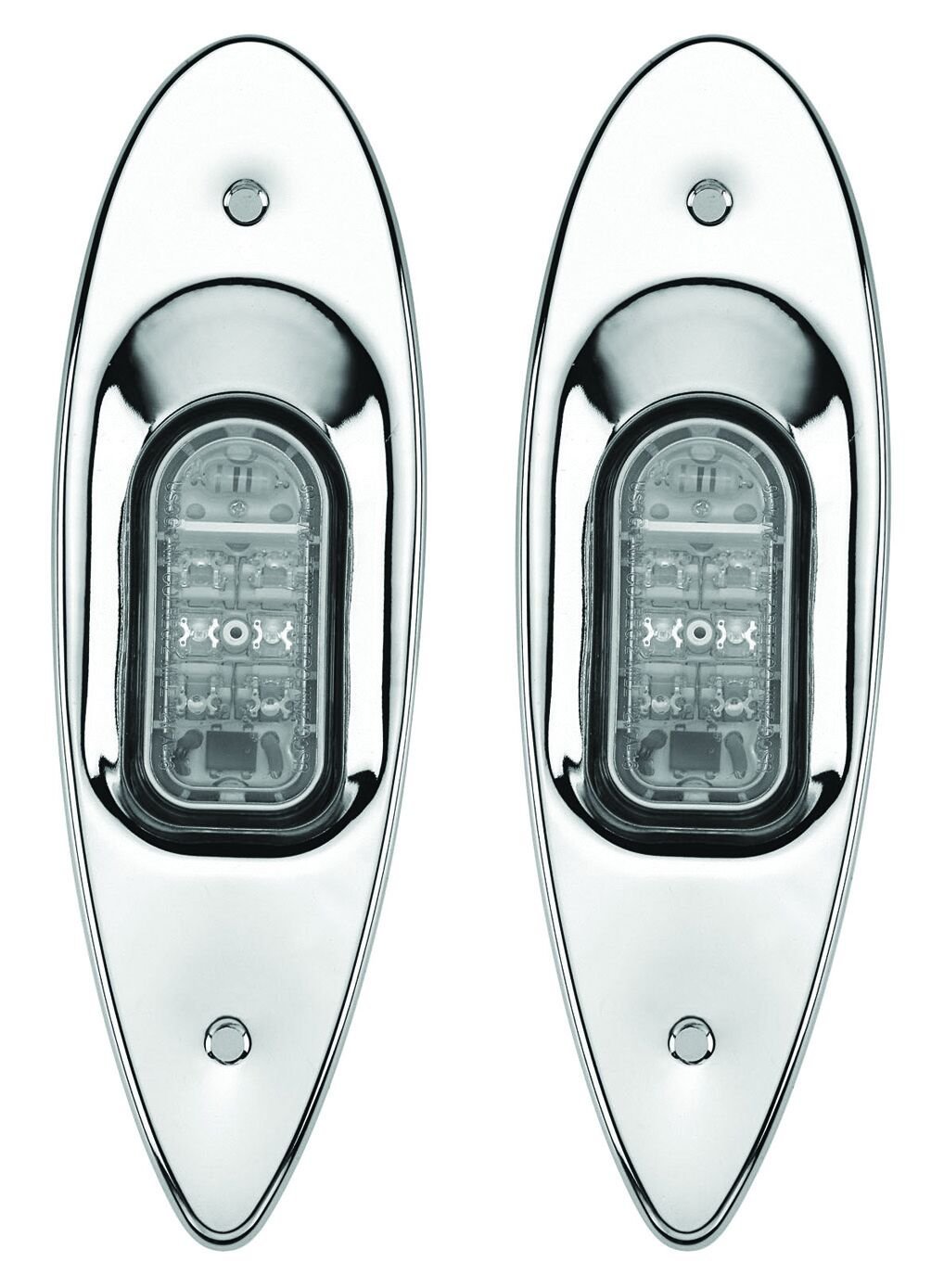 Krom Gömme Seyir Feneri 12v Led