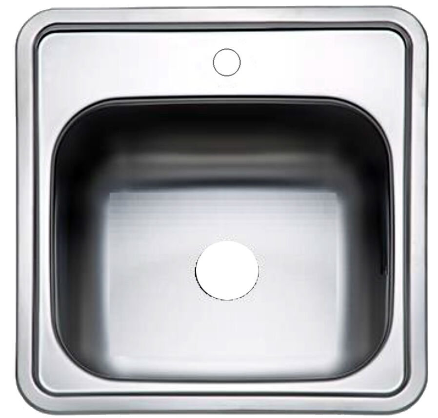 Kare Evye Musluk Delikli 38x38x15cm