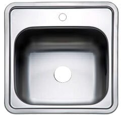 Kare Evye Musluk Delikli 38x38x15cm