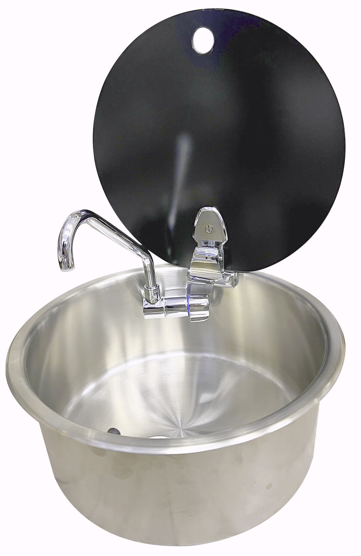 Cam Kapaklı Silindir Evye