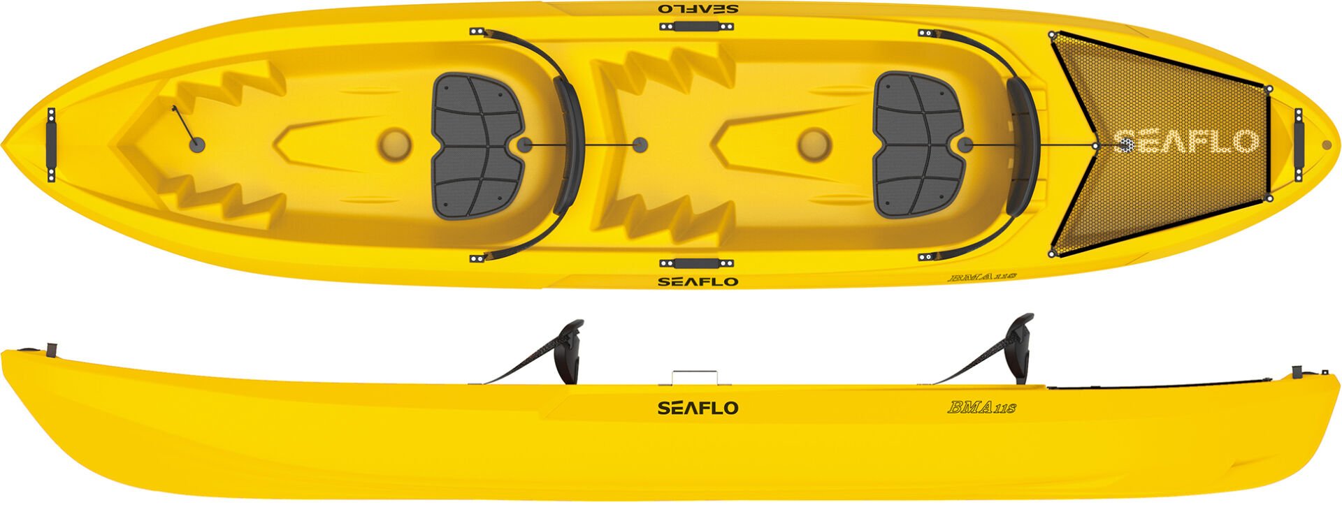 Seaflo Çift Kişilik Yetişkin Sarı Kano