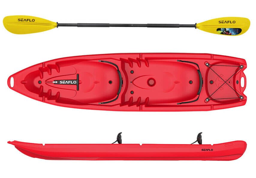 Seaflo Çift Kişilik Yetişkin Kırmızı Kano