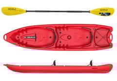 Seaflo Çift Kişilik Yetişkin Kırmızı Kano