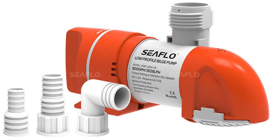 Seaflo Düşük Profil Sintine Pompası 1100 Gph 12v