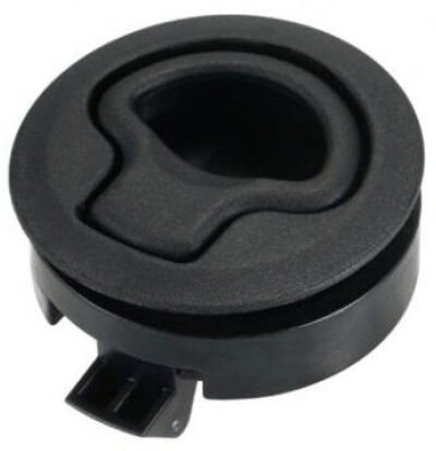 Easterner Gömme Kulp Yaylı Siyah Çap: 60mm