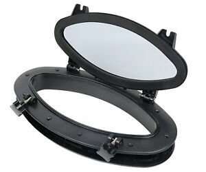 Plastik Lumboz Oval Siyah 20x40 cm