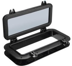 Plastik Lumboz Dikdörtgen Siyah 20x40 cm