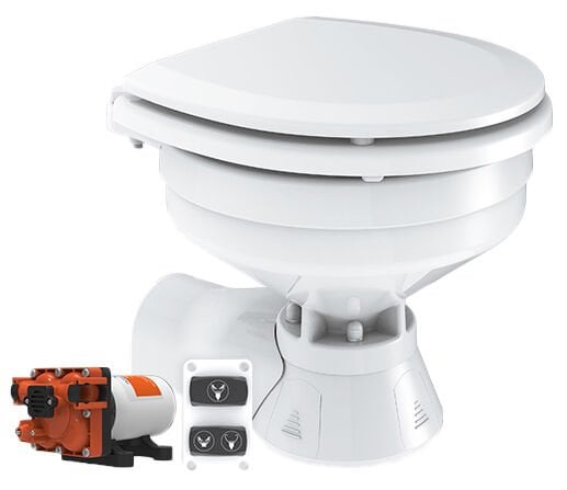 Seaflo Elektrikli Sessiz Tuvalet Küçük Taş 12V