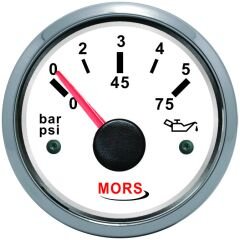 Mors Yağ Göstergesi Beyaz 10 Bar Çap:55mm