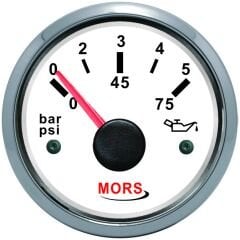 Mors Yağ Göstergesi Beyaz 10 Bar Çap:55mm