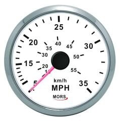 Mors Sürat Göstergesi 35mph Beyaz Ø: 100mm