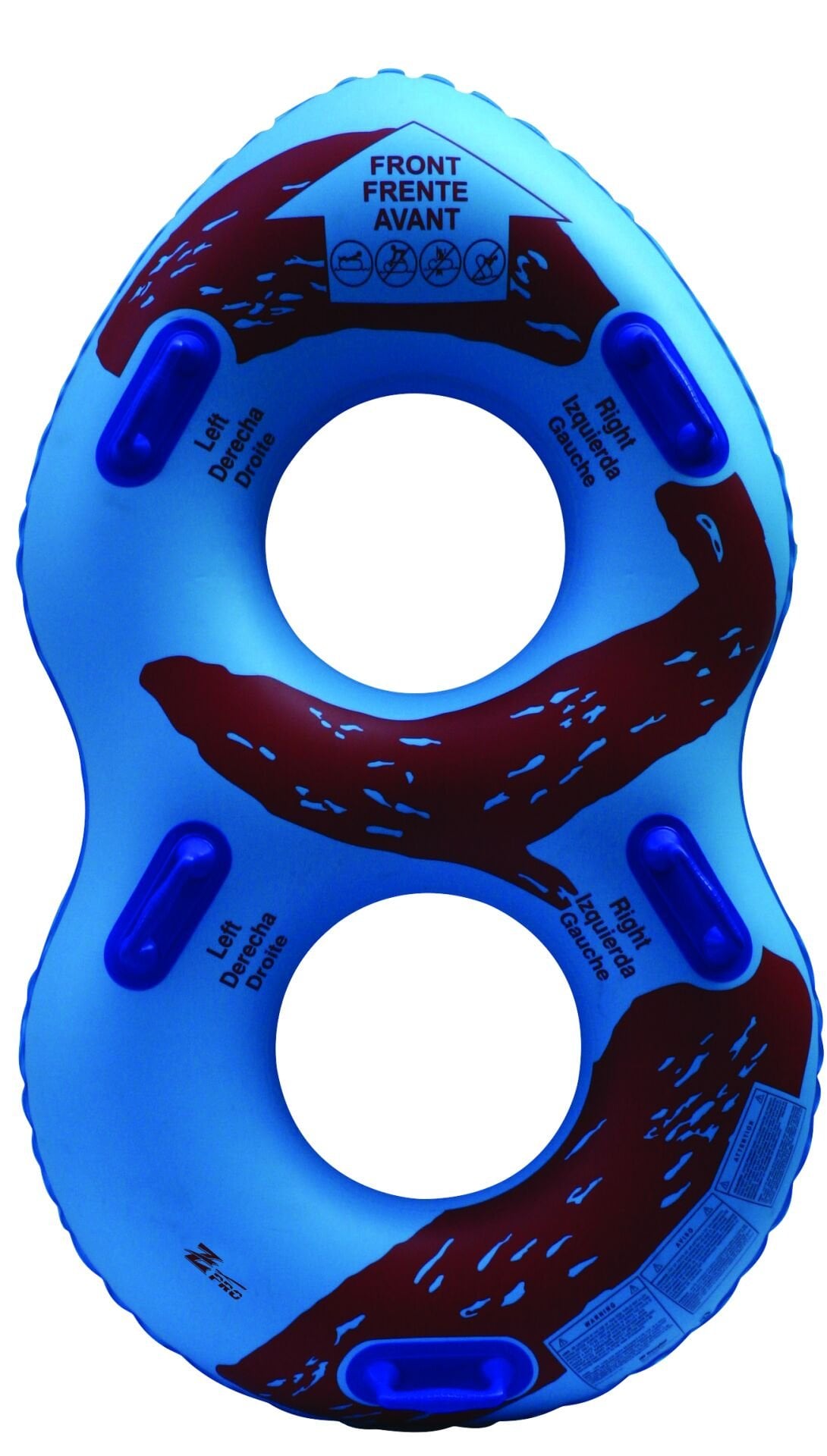 Zebec Çift Kişilik Aqua Park Kaydırak Botu 42inç 107cm Mavi