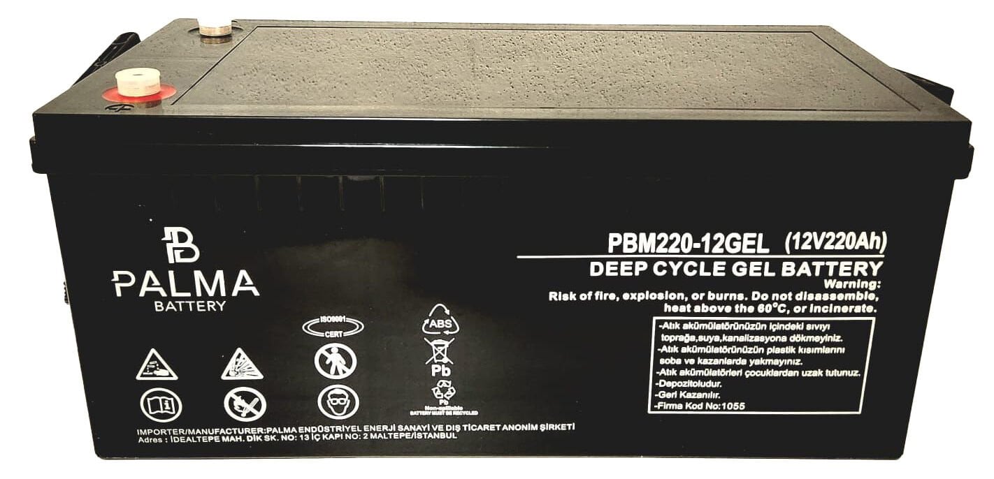 Palma Jel Akü 220 Amp
