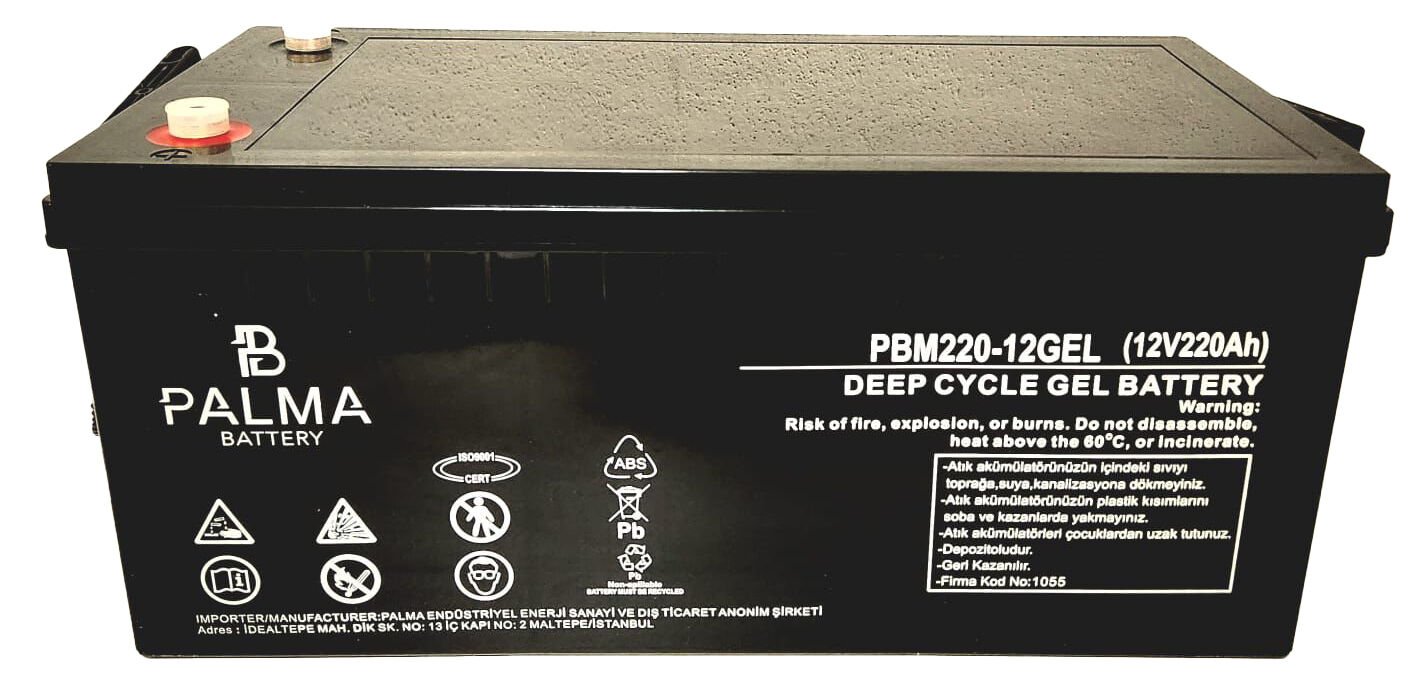 Palma Jel Akü 220 Amp