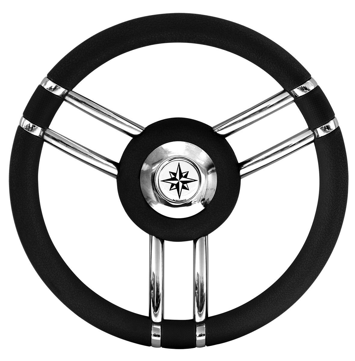 Dümen Simidi Siyah 35 cm Tipo27B