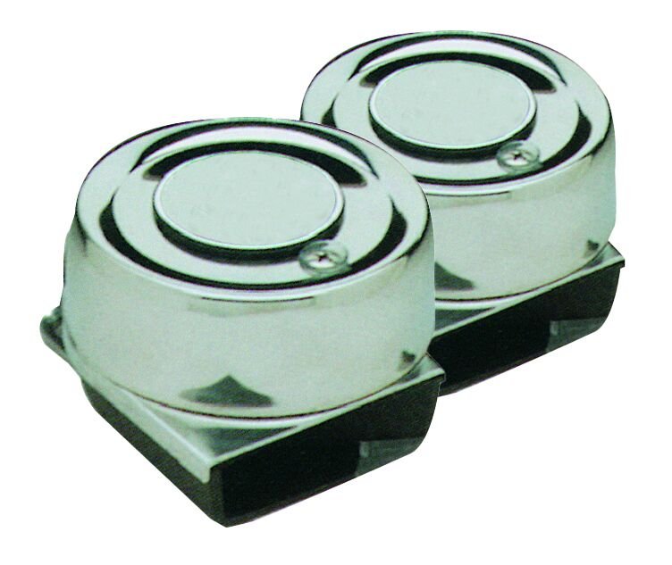 Çiftli Krom Korna 12v