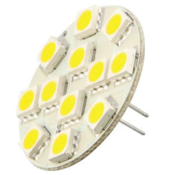 12 Led'li G4 Ampul Dik Gün Işığı 9-30v