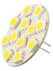 12 Led'li G4 Ampul Dik Gün Işığı 9-30v