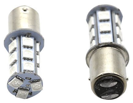 18 Led'li Ampul Beyaz Düz Tırnak 9-30v