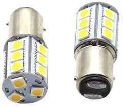 18 Led'li Ampul Beyaz Çapraz Tırnak 9-30v