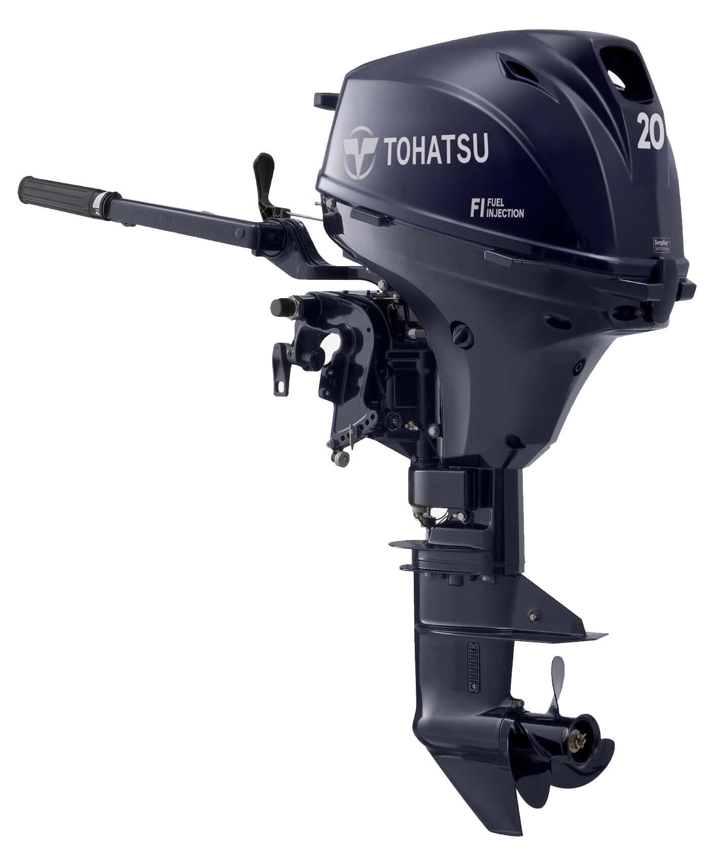 Tohatsu MFS20 EEFL 20Hp Uzun Şaft Manuel Marşlı Deniz Motoru