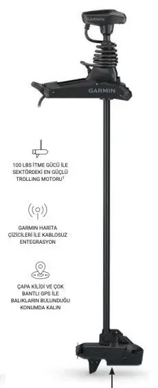 Garmin Kraken Sanal Çapa Siyah 63” 160 cm