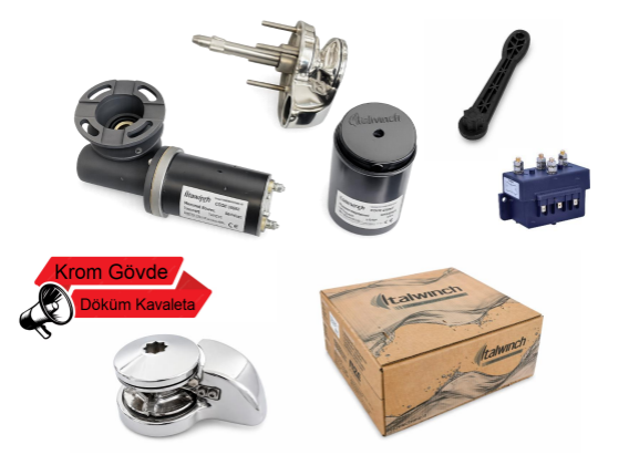 İtalwinch Smart Easy Yatay Irgat 900W 12V