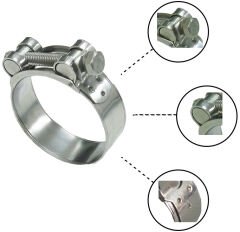 Krom Ağır Hizmet Hortum Kelepçesi