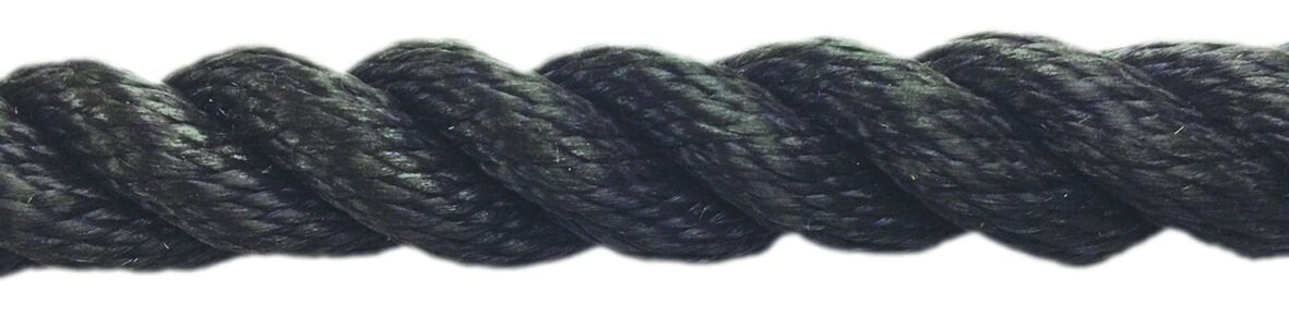 Polyester Halat 3 Kollu Siyah