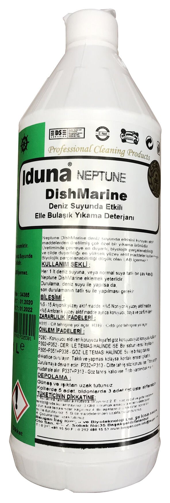 İduna Marin Bulaşık Deterjanı 1 Lt