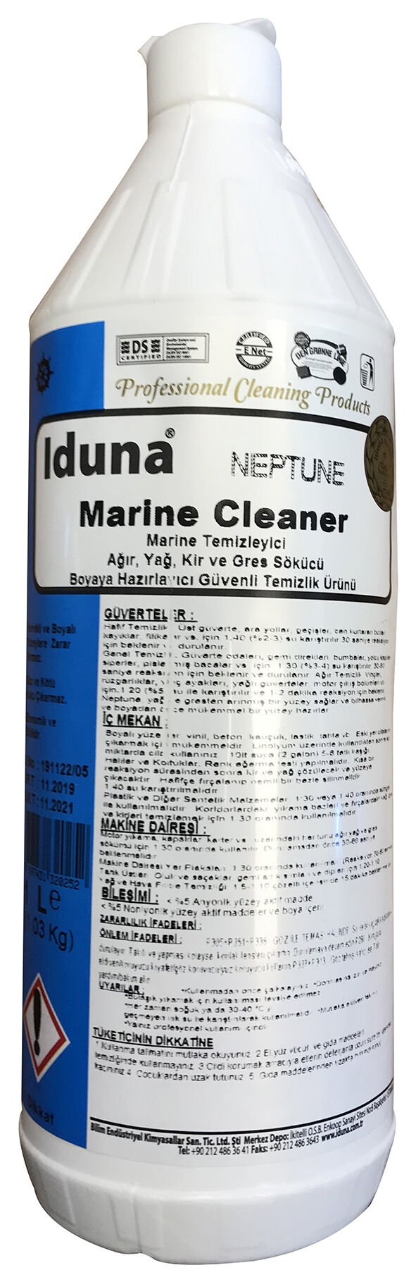 İduna Ağır Yağ ve Kir Temizleyici