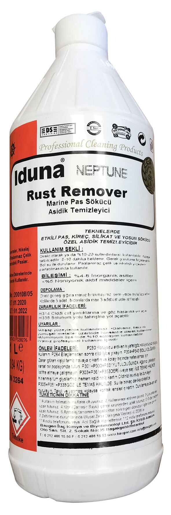 İduna Pas Sökücü ve Yüzey Temizleyici